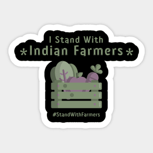 Stand With Indian Farmers Tees Sticker